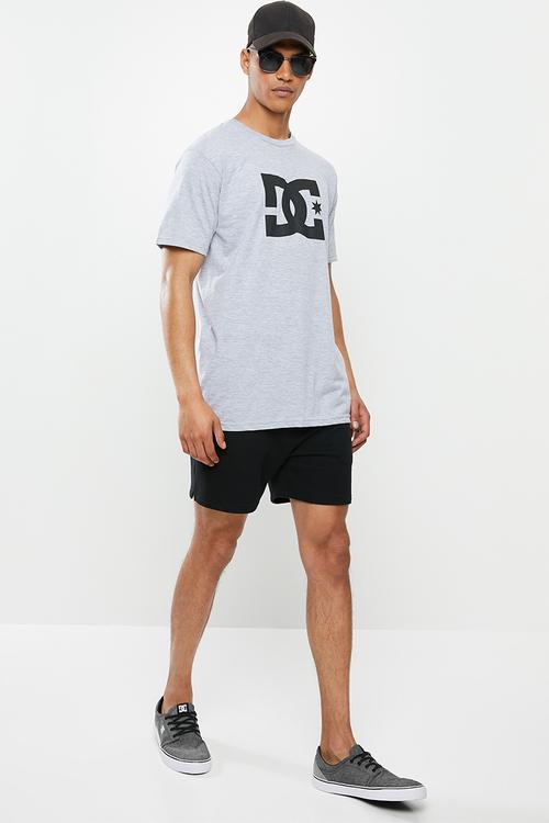 Star short sleeve tee - heather grey