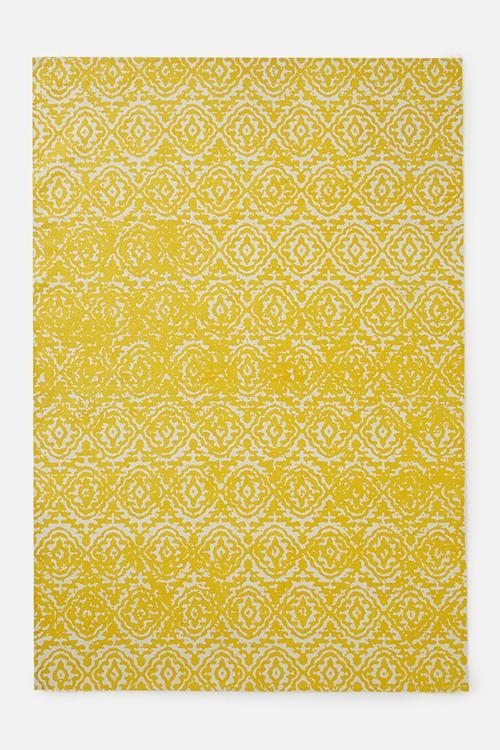 Ziggy printed rug - yellow