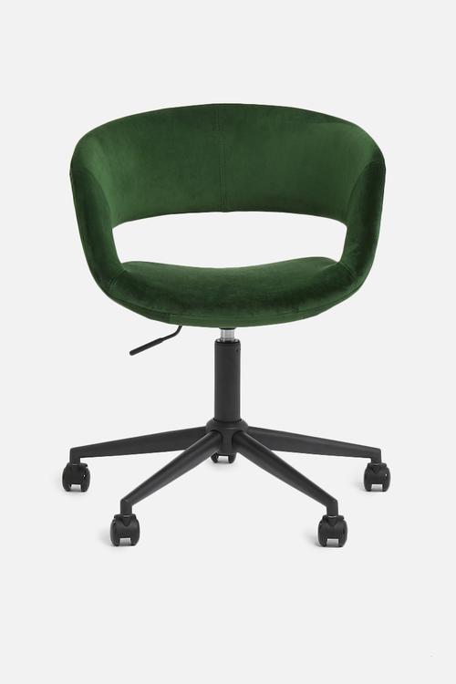 Grace desk chair - forest green