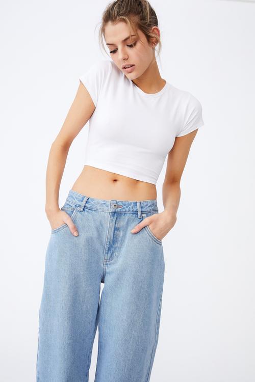 Slouchy jean - 90's blue