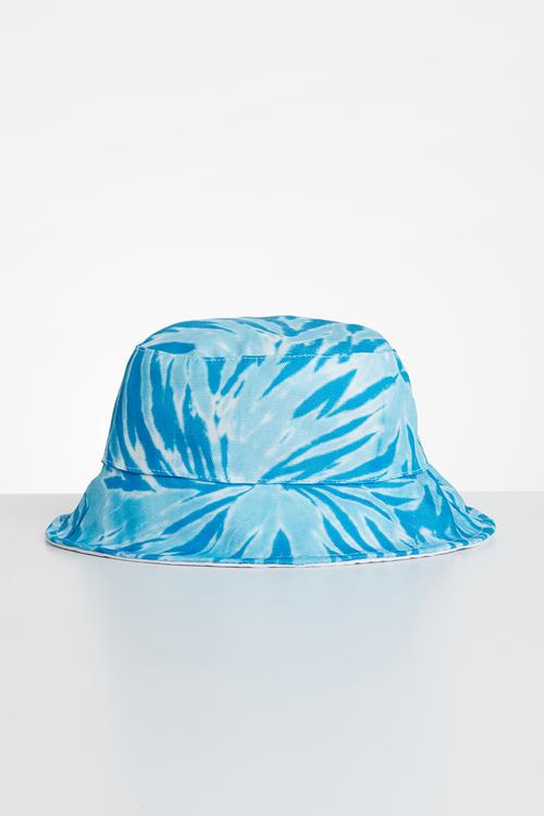 Tie dye bucket hat - light blue