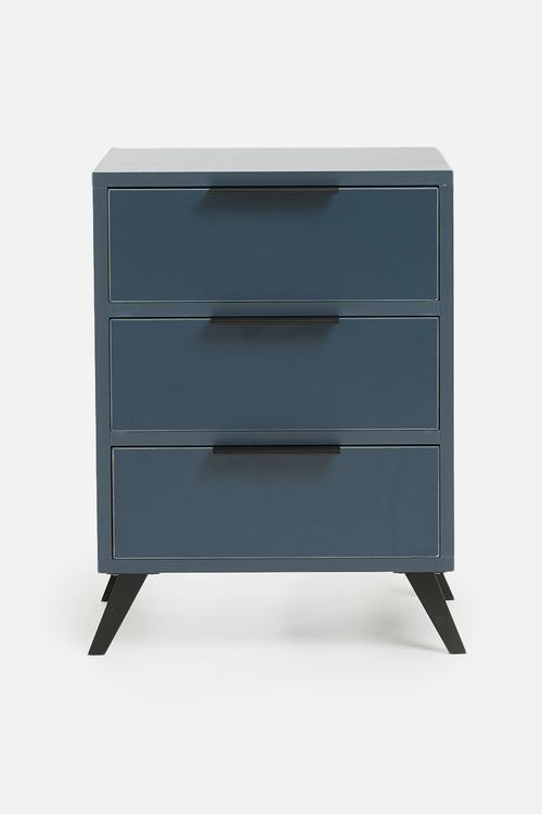 Oliver 3 drawer storage - blue