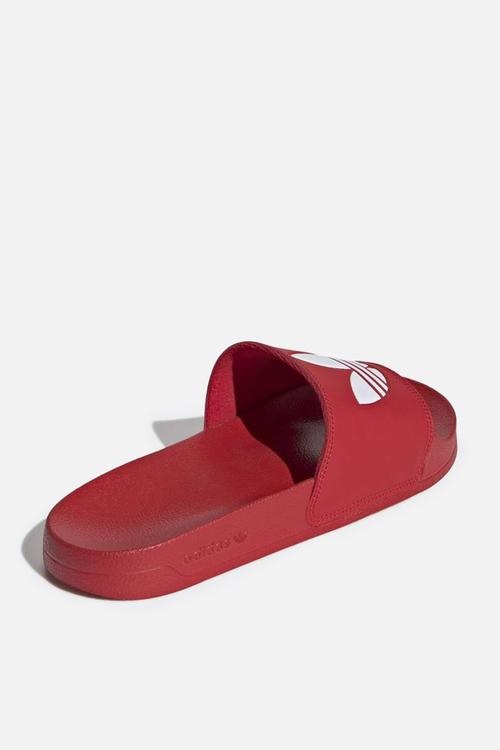 Adilette lite - scarlet/white