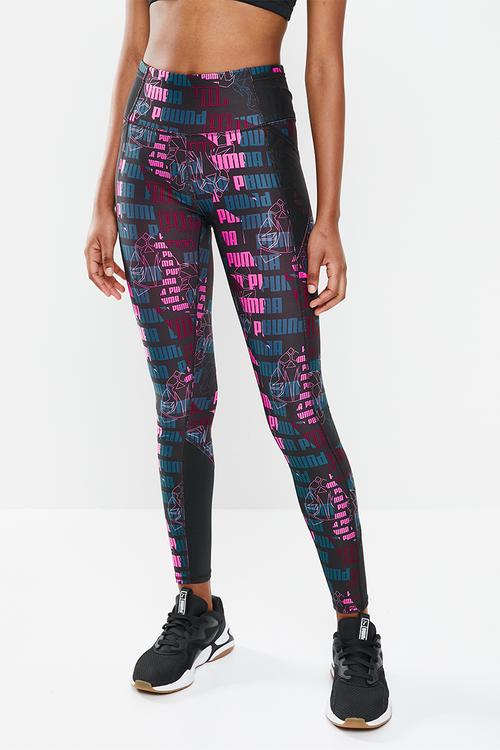 Be bold train tights - black & pink