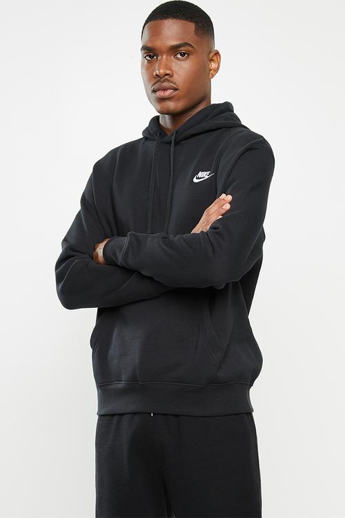 M nsw club hoodie po bb - black