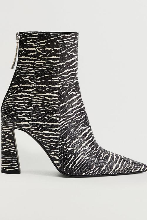 Juno leather ankle boot - black