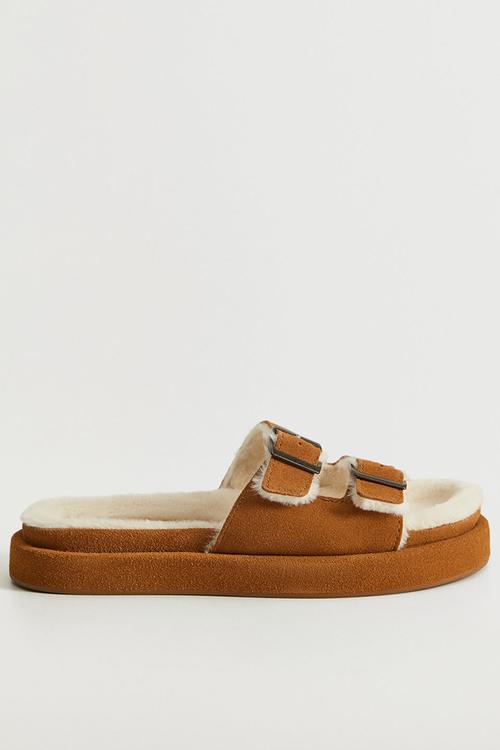 Vacay suede slipper - brown