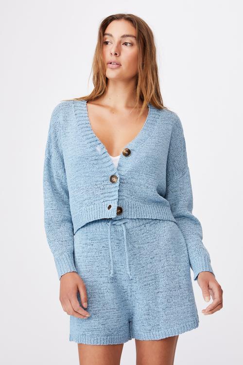 Summer lounge cardigan - glacier blue