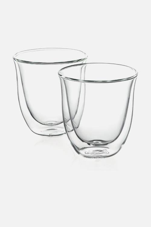 Double Walled Cappuccino Glasses - Clear Set of 2