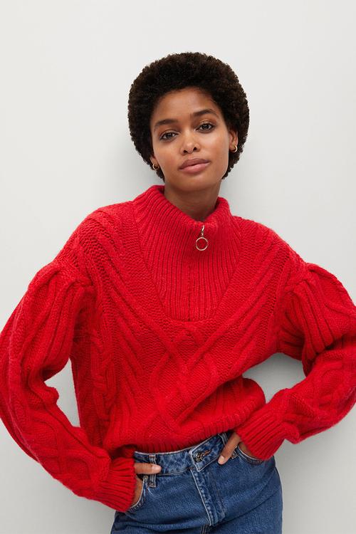 Sweater zippo - red