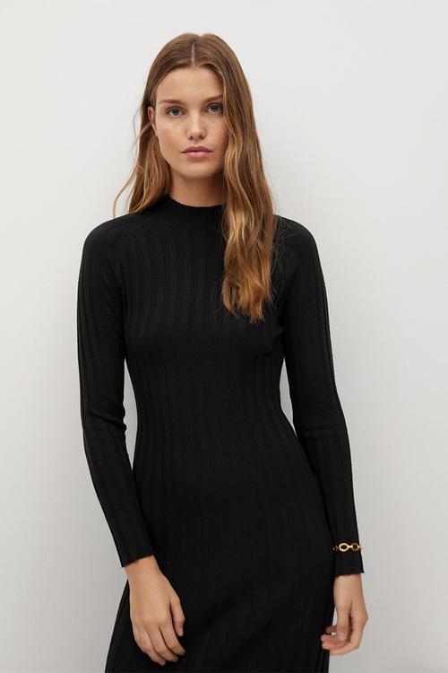 Dress flurry - black