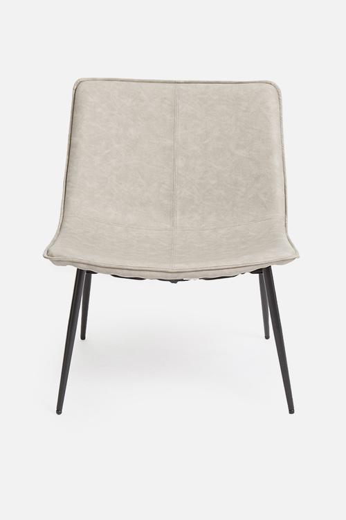 Luna lounge chair - grey