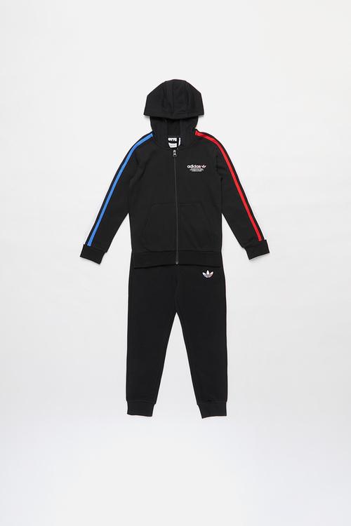Full zip hoodie set - black