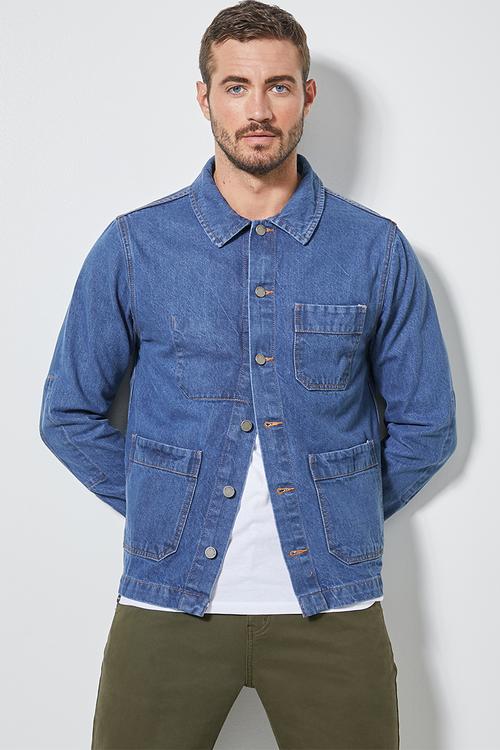 Shoreditch worker jacket - blue