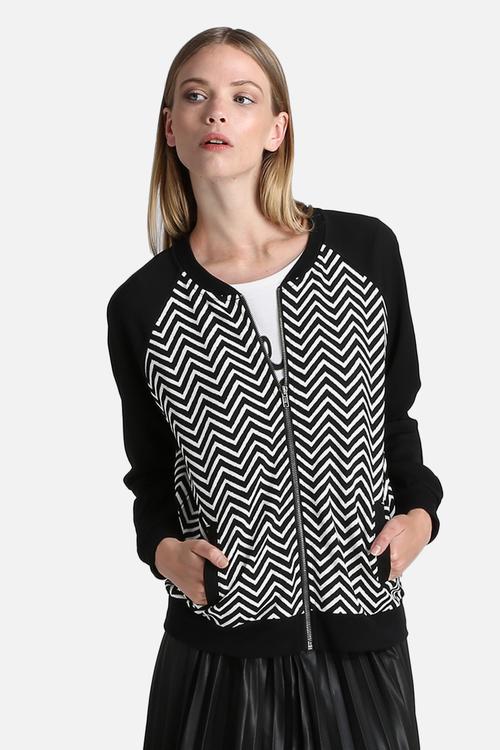 Maya Zip Sweat Bomber 