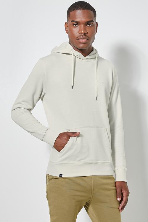 Maddox pullover hoodie - ecru
