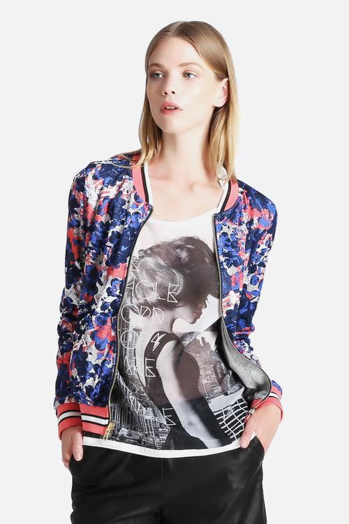 NY Floral Bomber
