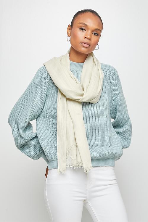 Infinity light weight scarf - cream