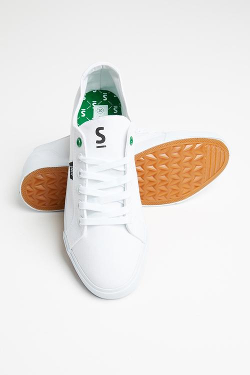 Jake lace-up sneaker - white