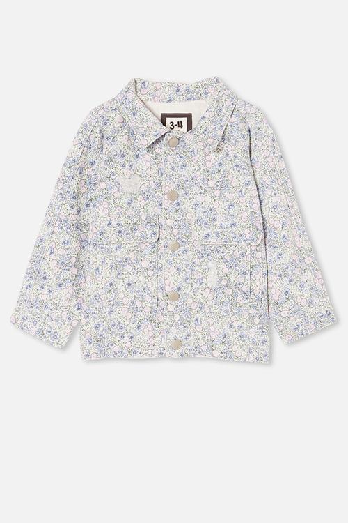 Tobi utility denim jacket - multi 