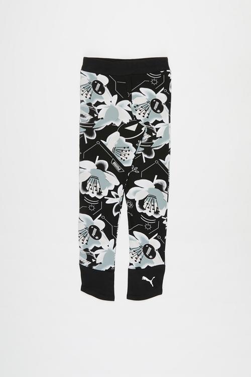 Girls alpha aop leggings - multi