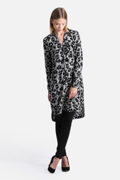 Sue Ella Printed Long Shirt