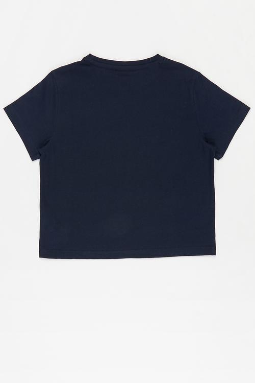 Storm crop box tee - navy