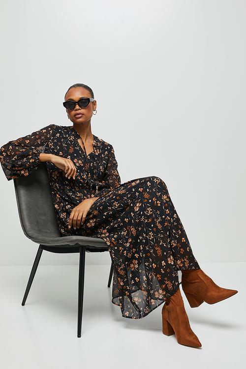 Neck tie soft femme maxi - multi 
