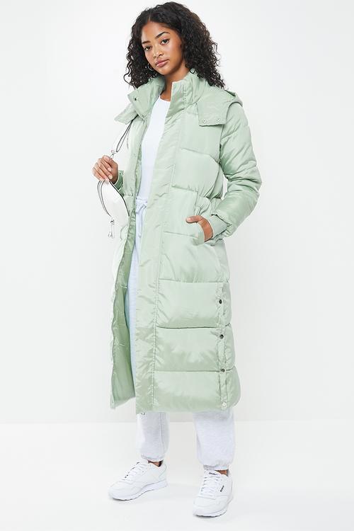 Maxi puffer - green