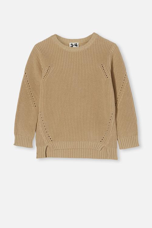 Blair knit crew - semolina