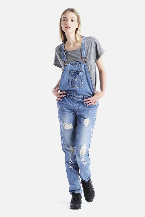 Orson Denim Ankle Overalls
