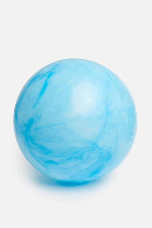 Marble swirl yoga ball - blue