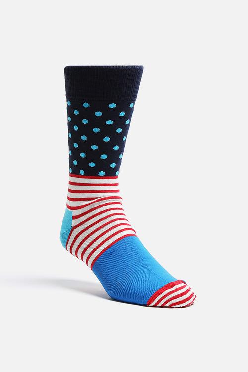 Stripe Dot Socks 