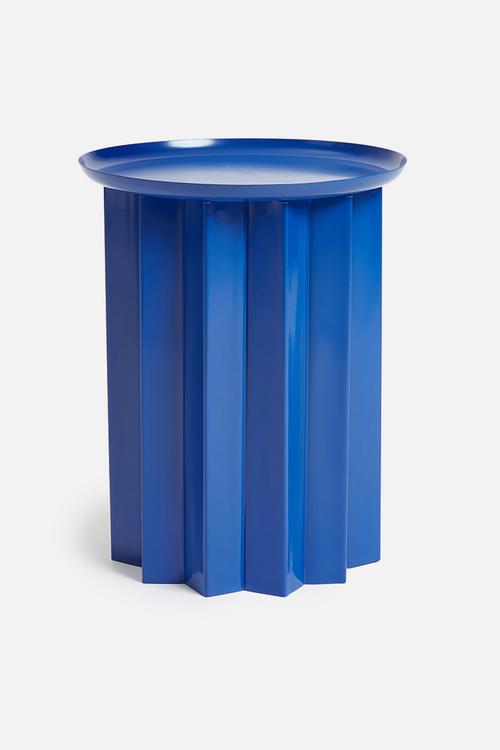 Origami side table - blue