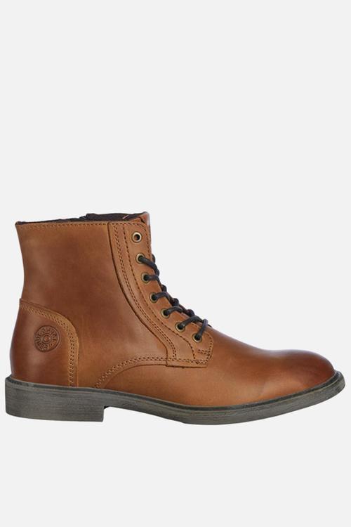 Karl leather boot - tan