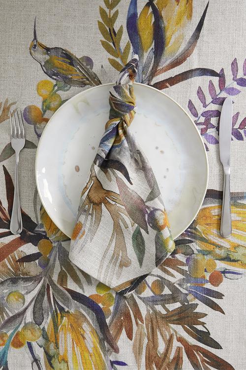 Sugarbush napkins set of 4 - earth