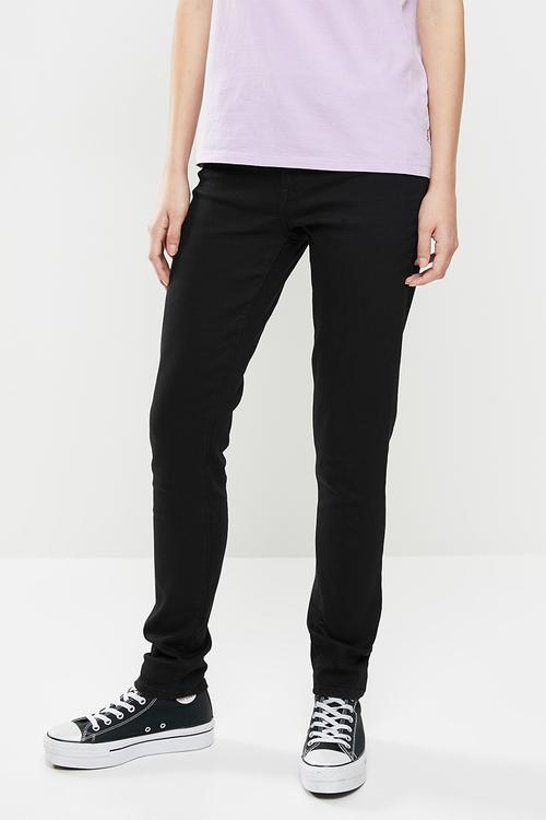 721 High-Rise Skinny Jeans - Soft Black