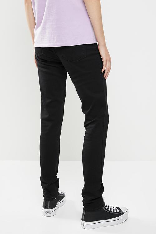 721 High-Rise Skinny Jeans - Soft Black