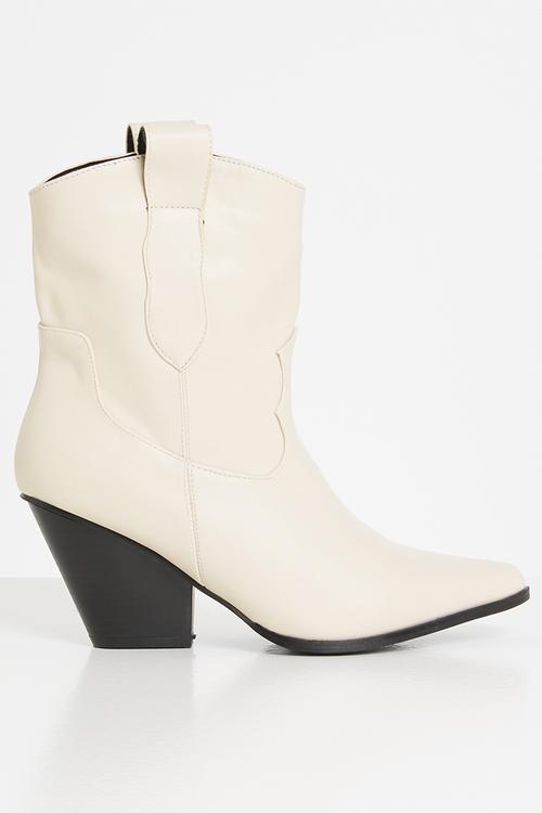 Nathali cowboy boot - beige 