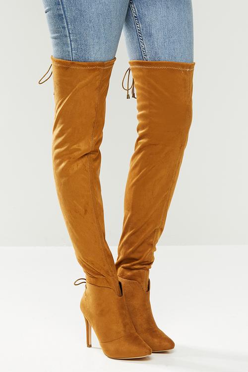 Belle 4 over the knee boot - tan
