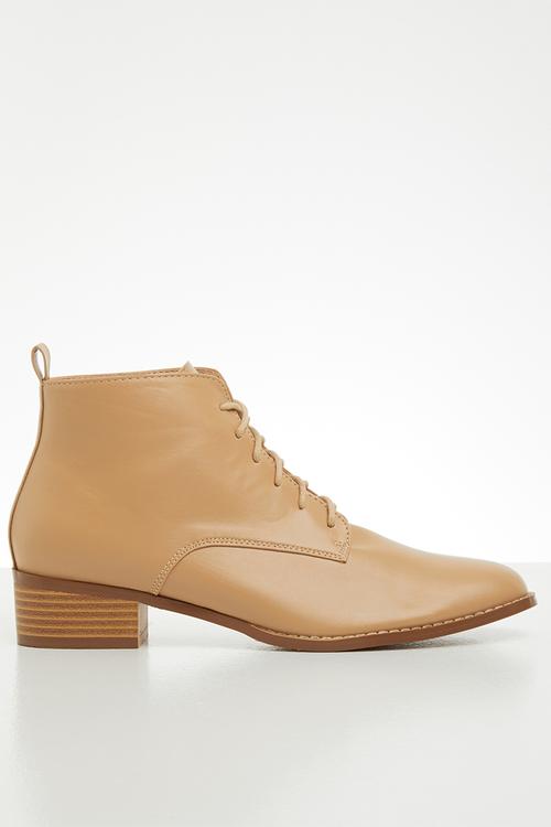 Nandie lace-up boot - neutral 
