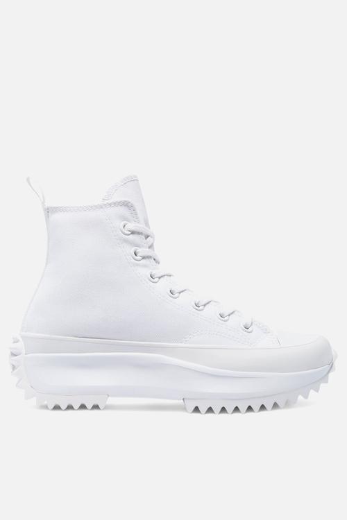 Run star hike platform all white hi - seasonal color
