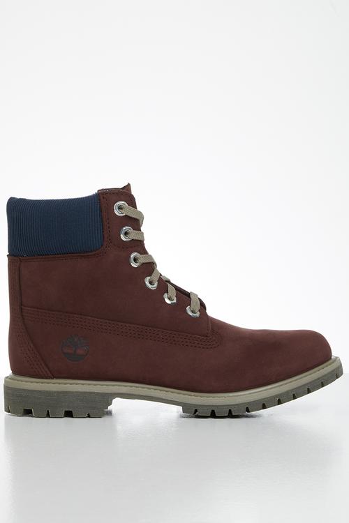 6in premium wp boot l/f- w - burgundy nubuck