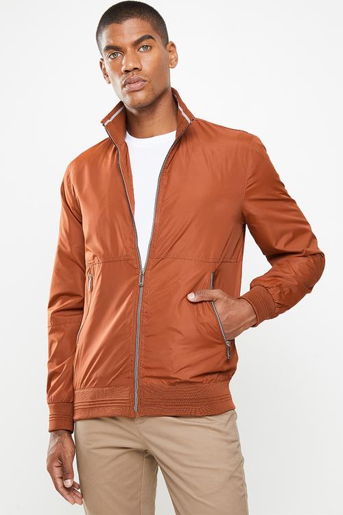 Zip through jacket - rust
