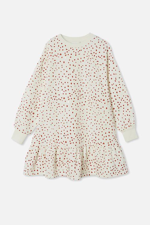 Lani long sleeve dress - neutral