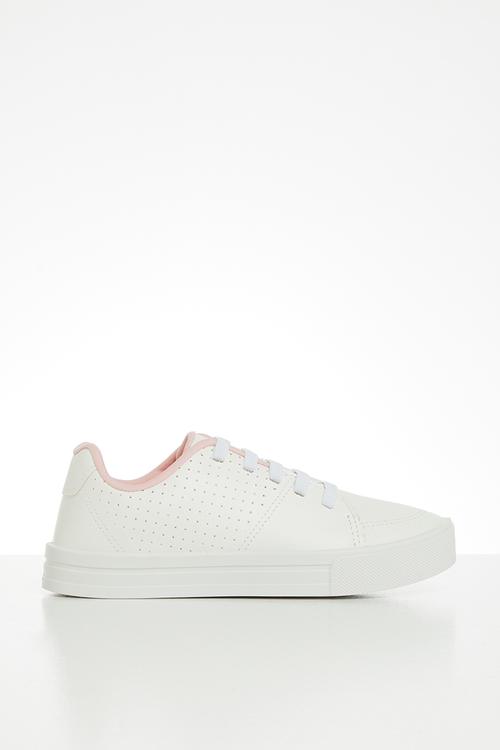 Girls basic sneaker - white