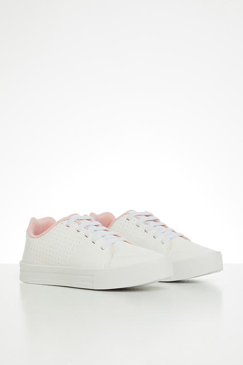 Girls basic sneaker - white