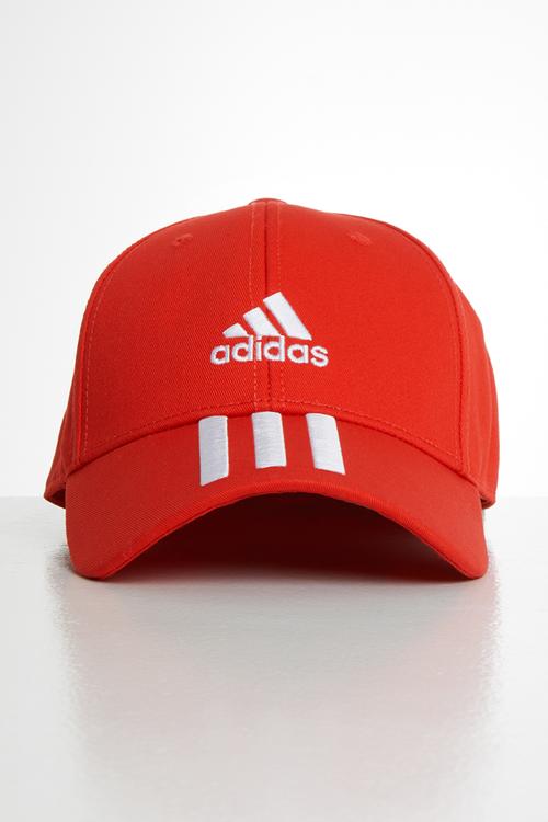 Baseball 3 stripes cap cotton - red
