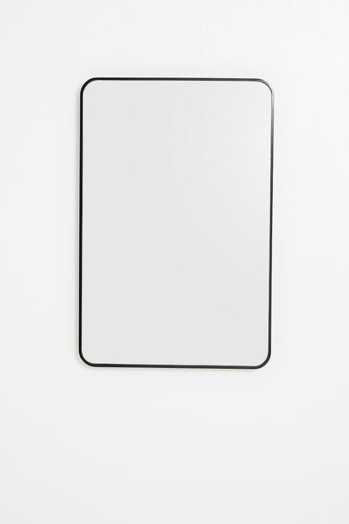 Rectangular mirror - black