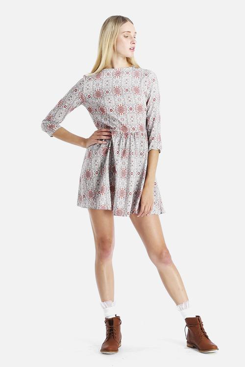 Soft Paisley printed dress